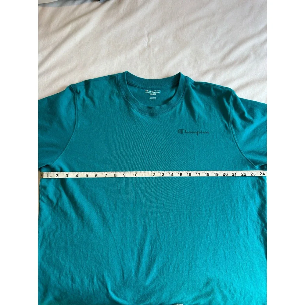 Champion Men's Turquoise Graphic T Shirt‎ XXL Authentic Athletic Gear - Picture 6 of 6